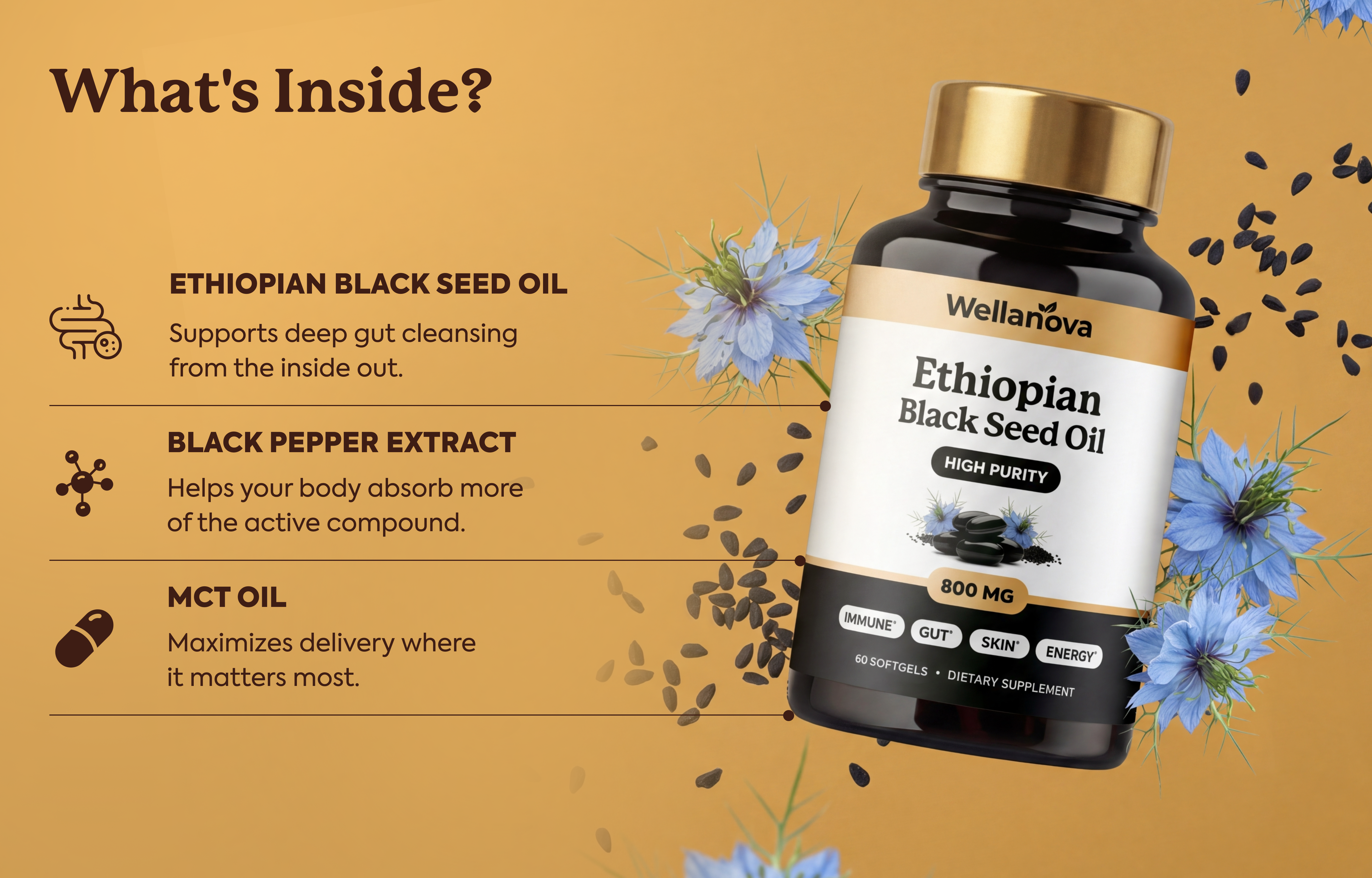 Ethiopian Black Seed Oil