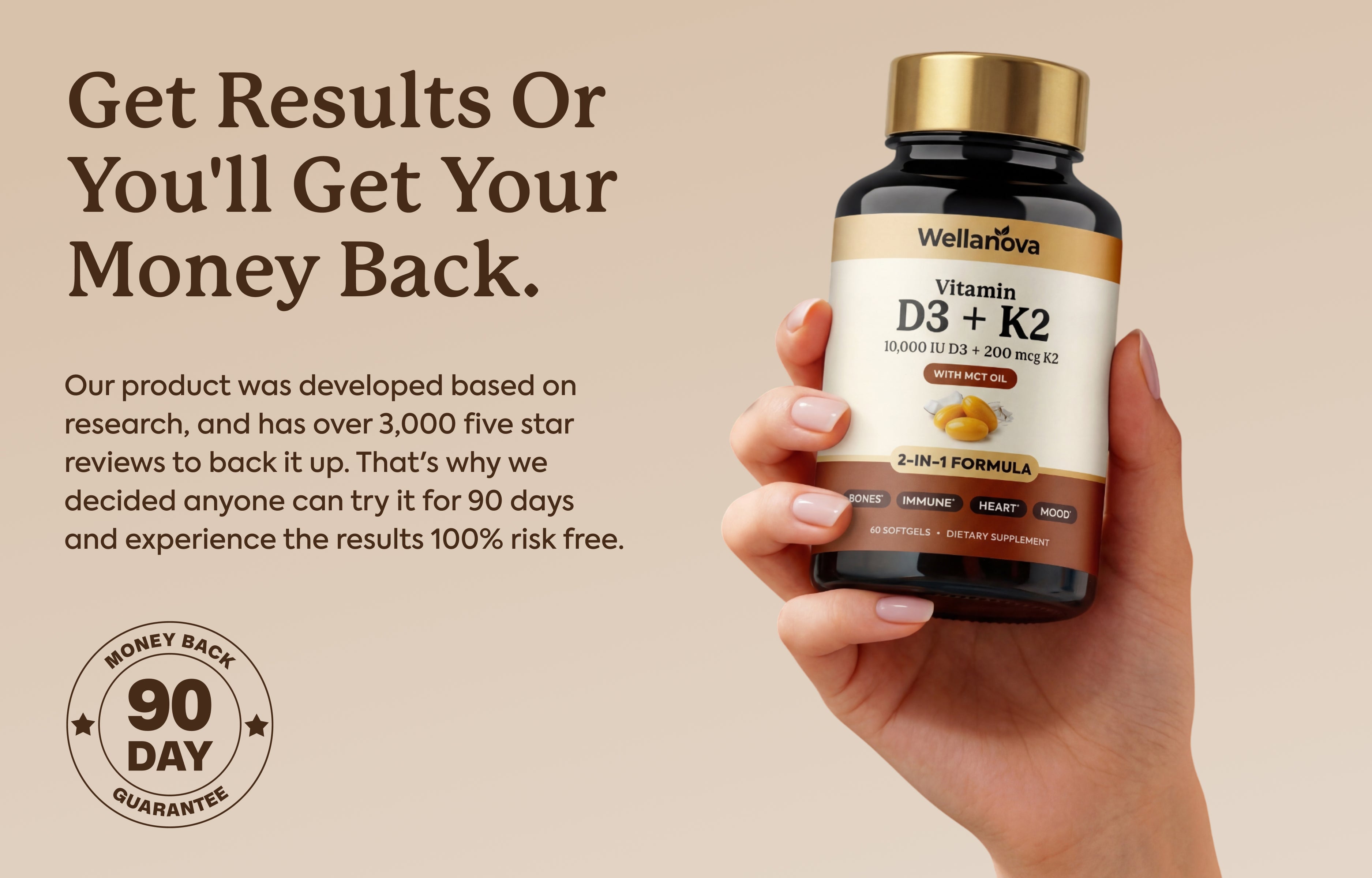 Vitamin D3+K2