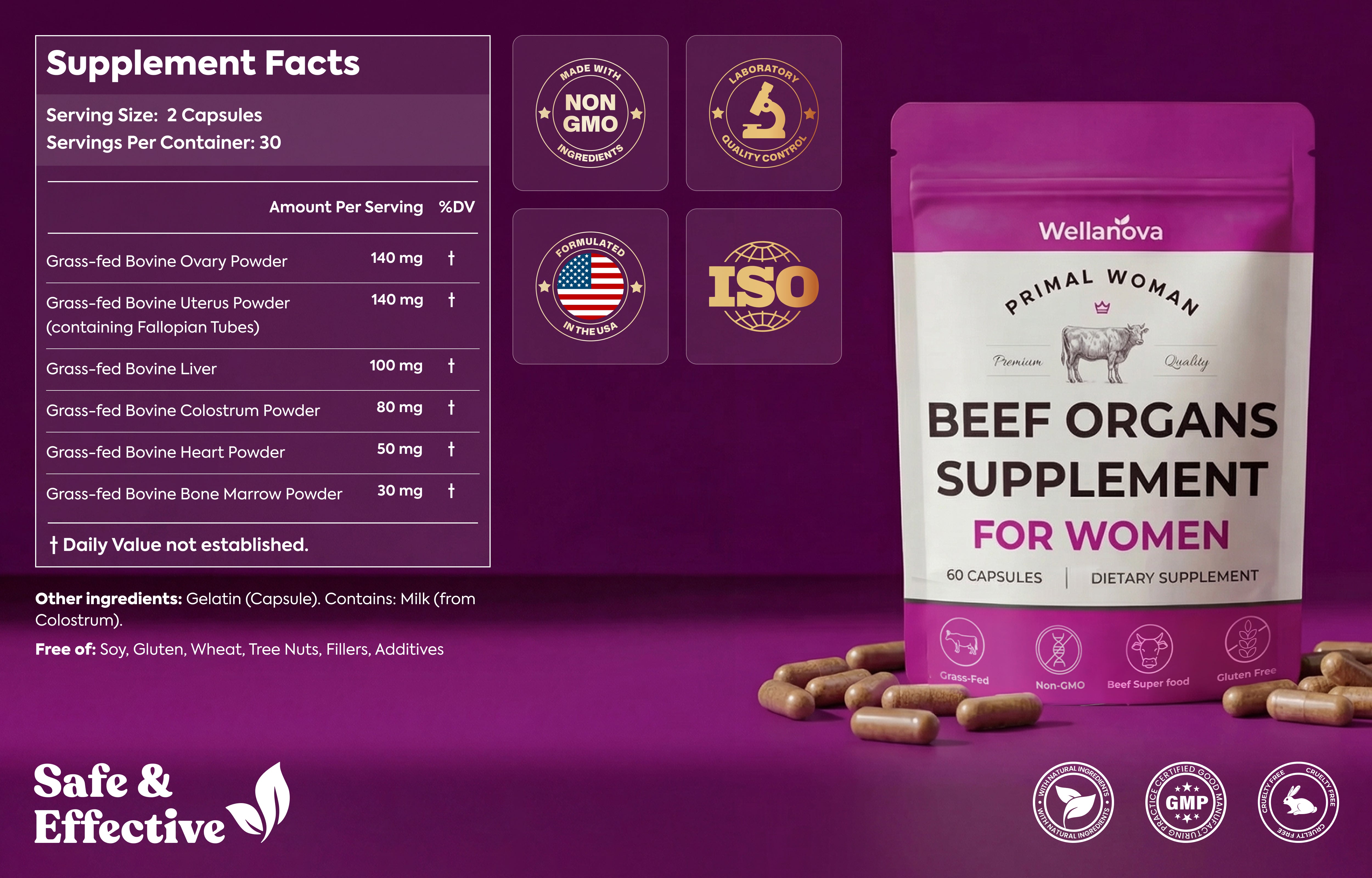 Beef Organs Supplement