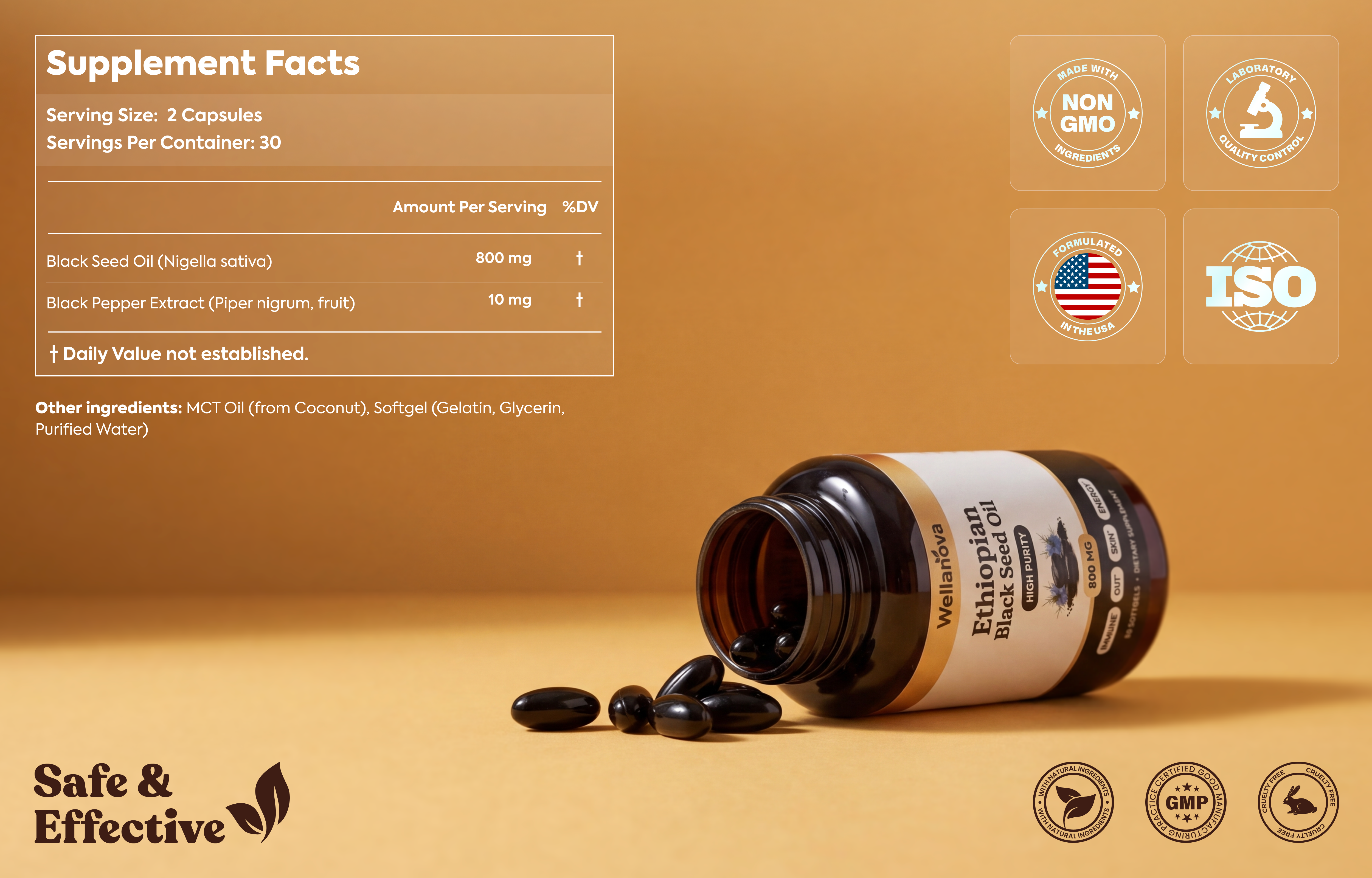 Ethiopian Black Seed Oil