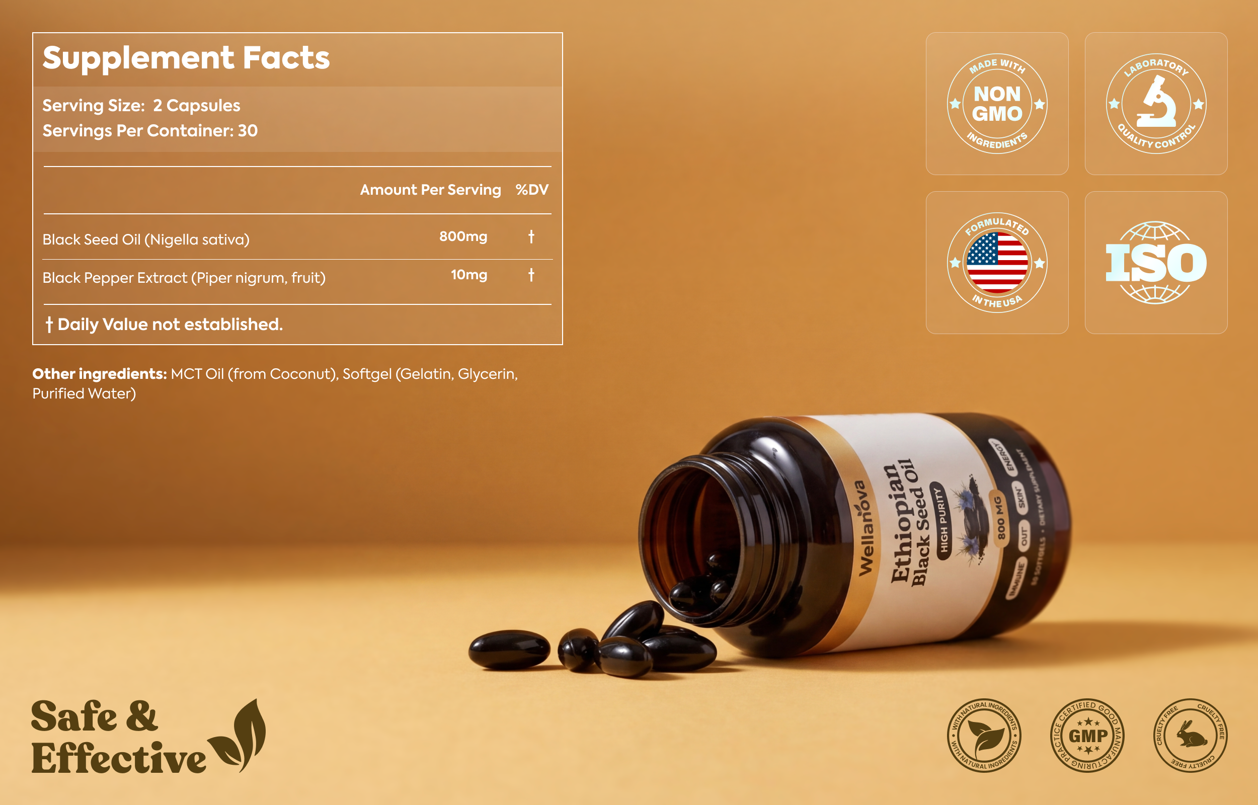 Ethiopian Black Seed Oil