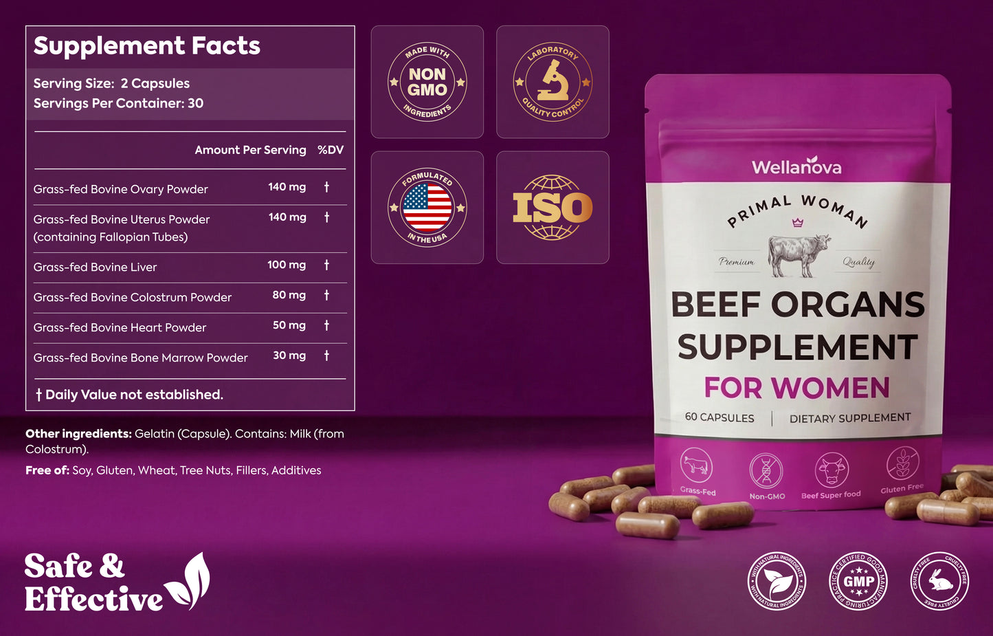 Beef Organs Supplement