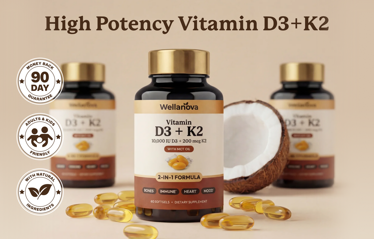 Vitamin D3+K2